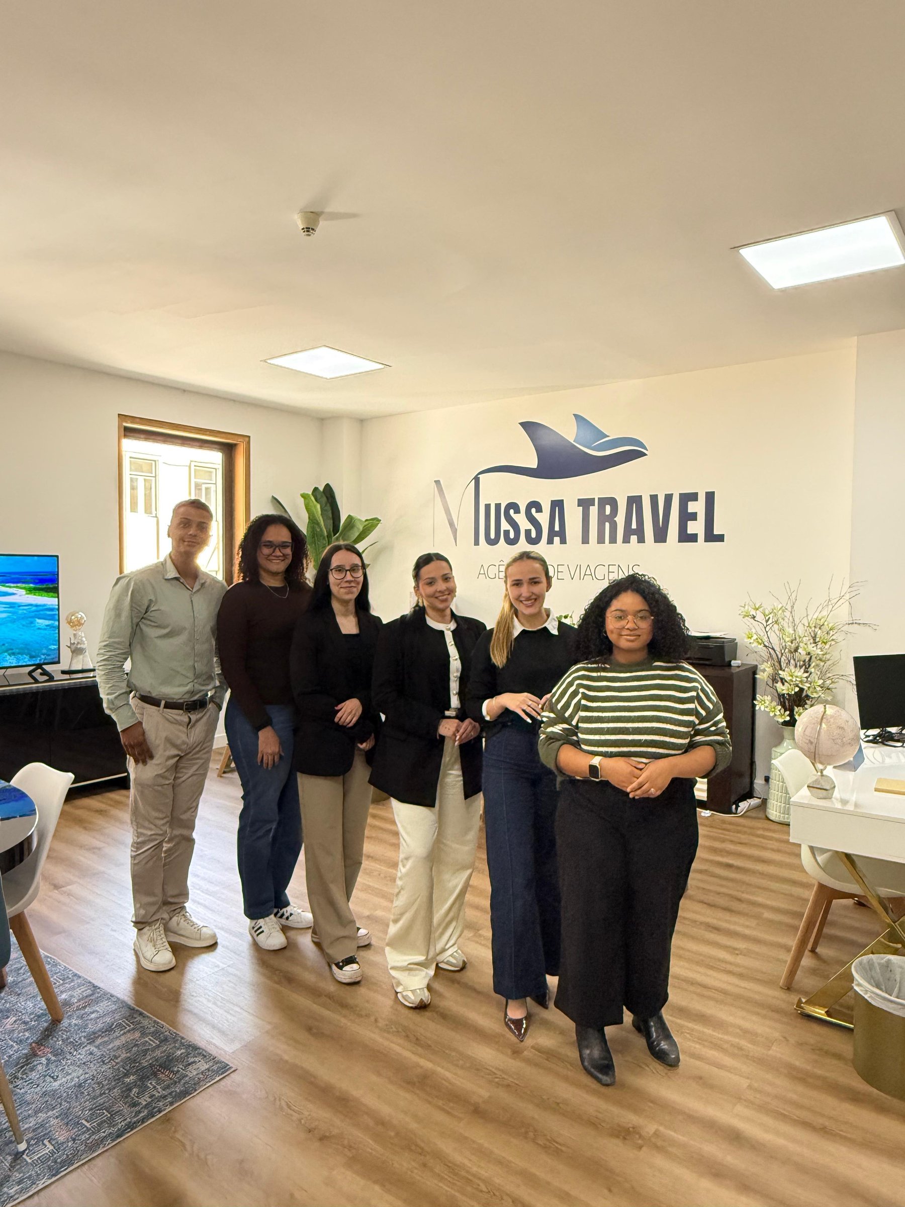 Equipa Mussatravel na loja de Coimbra
